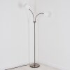 Lampadaire Alsen Nickel mat, 2 lumières