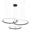 Suspension Globo COCO LED Noir, 1 lumière, Télécommandes