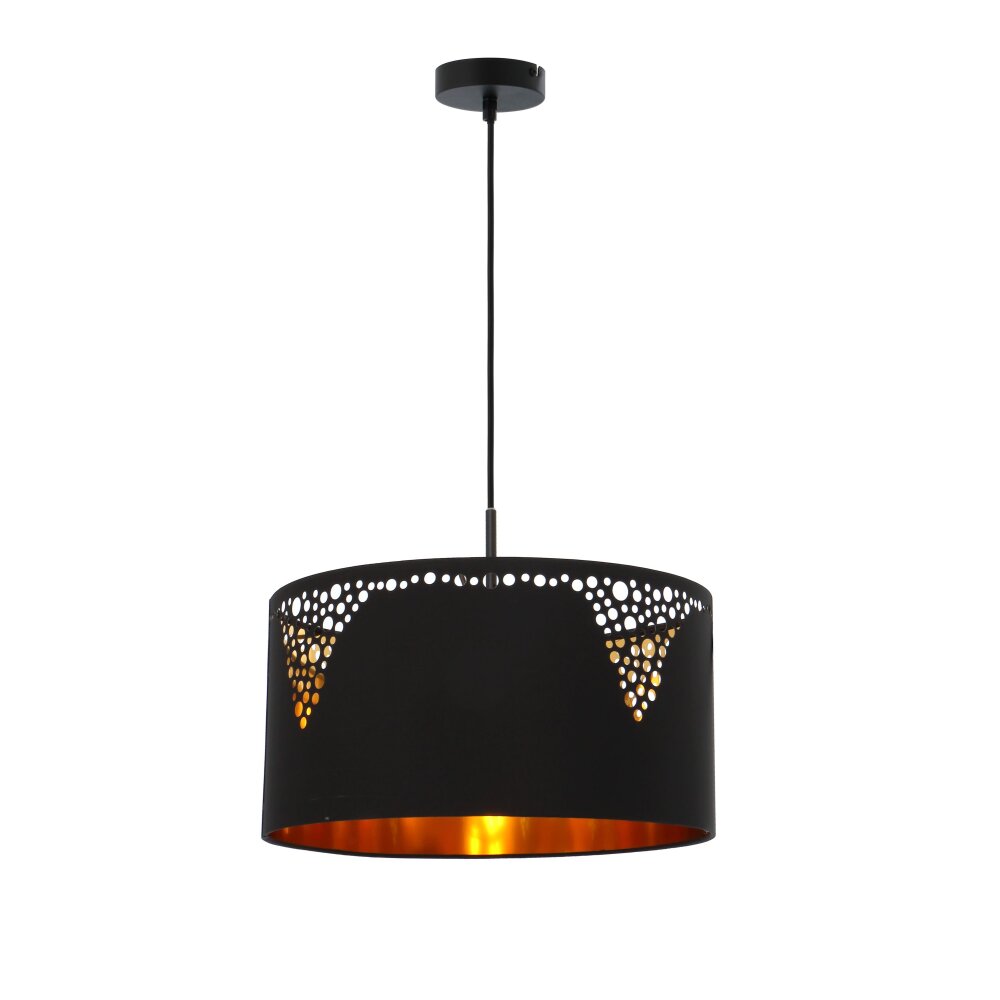 Suspension Globo INGEBORG Noir, 1 lumière main product photo