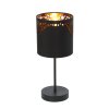 Lampe de table Globo INGEBORG Noir, 1 lumière