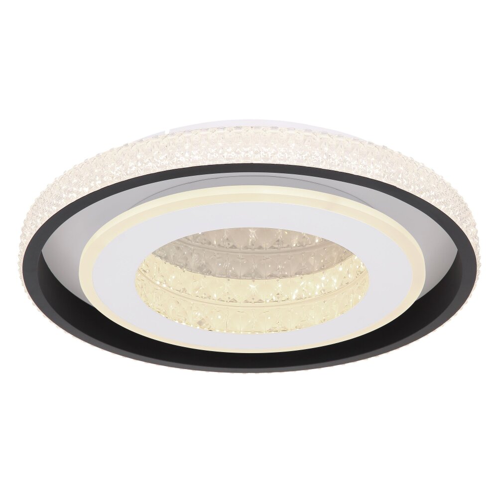 Plafonnier Globo LUCKY LED Noir, Blanc, 1 lumière, Télécommandes main product photo