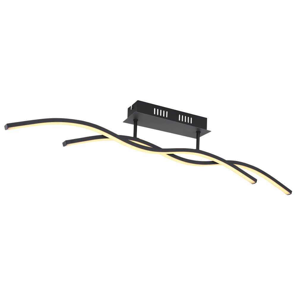 Plafonnier Globo MARIUS LED Noir, 1 lumière main product photo