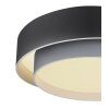 Plafonnier Globo NORBERT LED Noir, 1 lumière, Télécommandes