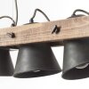 Suspension Brilliant-Leuchten Decca Bois foncé, Noir, 5 lumières