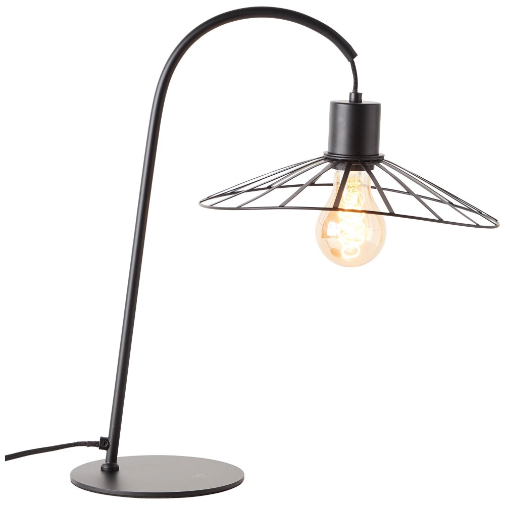 Lampe de table Brilliant-Leuchten Leika Noir, 1 lumière main product photo