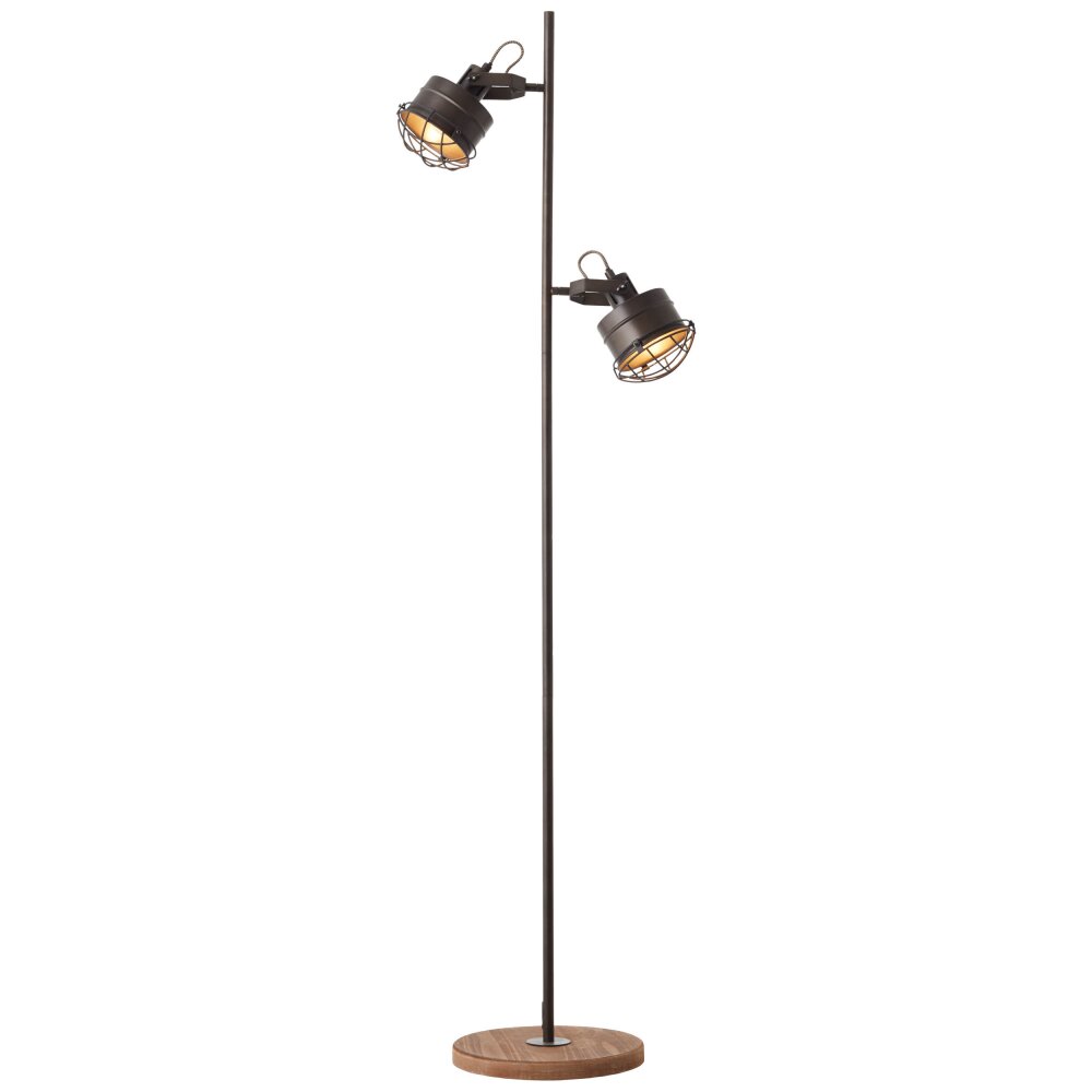 Lampadaire Brilliant-Leuchten Unity Écru, Noir, 2 lumières main product photo
