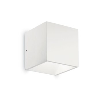 Applique murale d'extérieur Ideal Lux RUBIK LED Blanc, 1 lumière