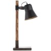 Lampe de table Brilliant-Leuchten Decca Bois foncé, Noir, 1 lumière