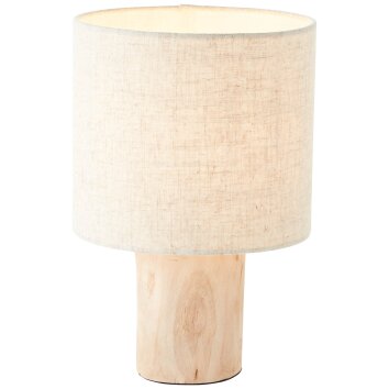 Lampe de table Brilliant-Leuchten Pia Écru, 1 lumière