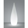 Lampadaire d'extérieur Reality Palmas LED Blanc, 1 lumière, Télécommandes, Changeur de couleurs