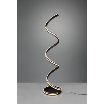 Lampadaire Trio-Leuchten Yara LED Noir, 1 lumière