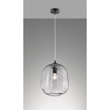 Suspension Fischer-Honsel Bretagne Noir, 1 lumière