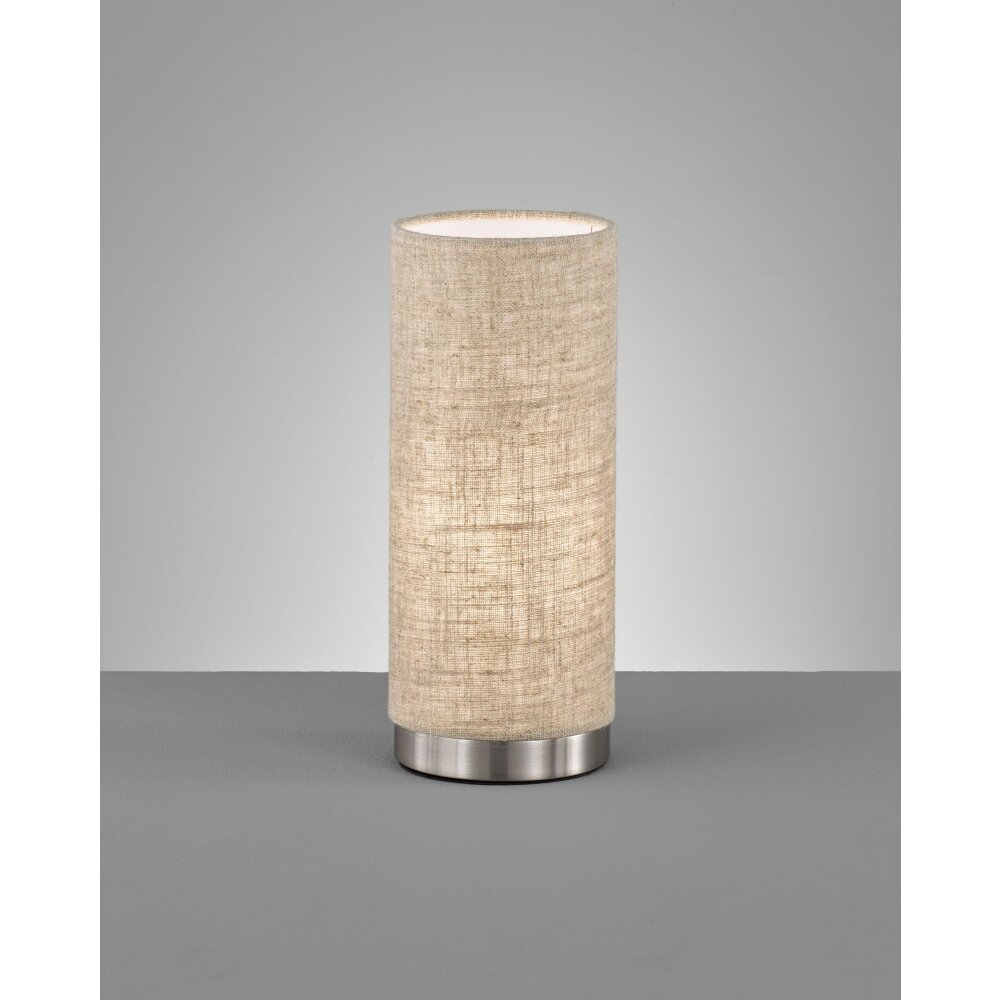 Lampe de table Fischer-Honsel Thor Nickel mat, 1 lumière main product photo