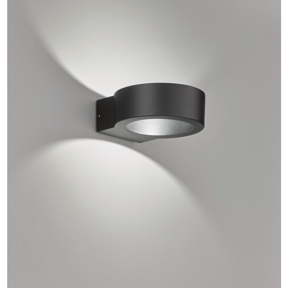 Applique murale d'extérieur Fischer-Honsel Torres LED Noir, 1 lumière main product photo