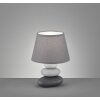 Lampe de table Fischer-Honsel Pibe Gris, 1 lumière