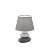 Lampe de table Fischer-Honsel Pibe Gris, 1 lumière