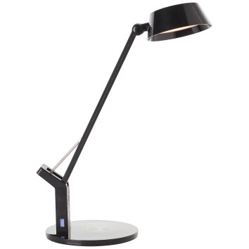 Lampe de table Brilliant-Leuchten Kaila LED Noir, 1 lumière