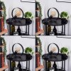 Lampe de table Gourguel Noir, 1 lumière