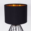 Lampe de table Avon Noir, 1 lumière