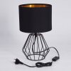 Lampe de table Avon Noir, 1 lumière