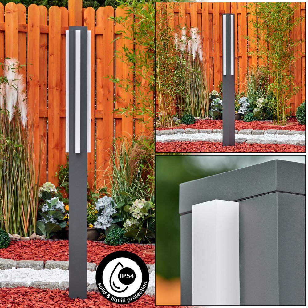 Borne lumineuse Lisalara LED Anthracite, 1 lumière main product photo