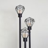 Borne lumineuse Solda Noir, 3 lumières