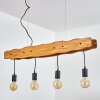 Suspension Flande Noir, 4 lumières