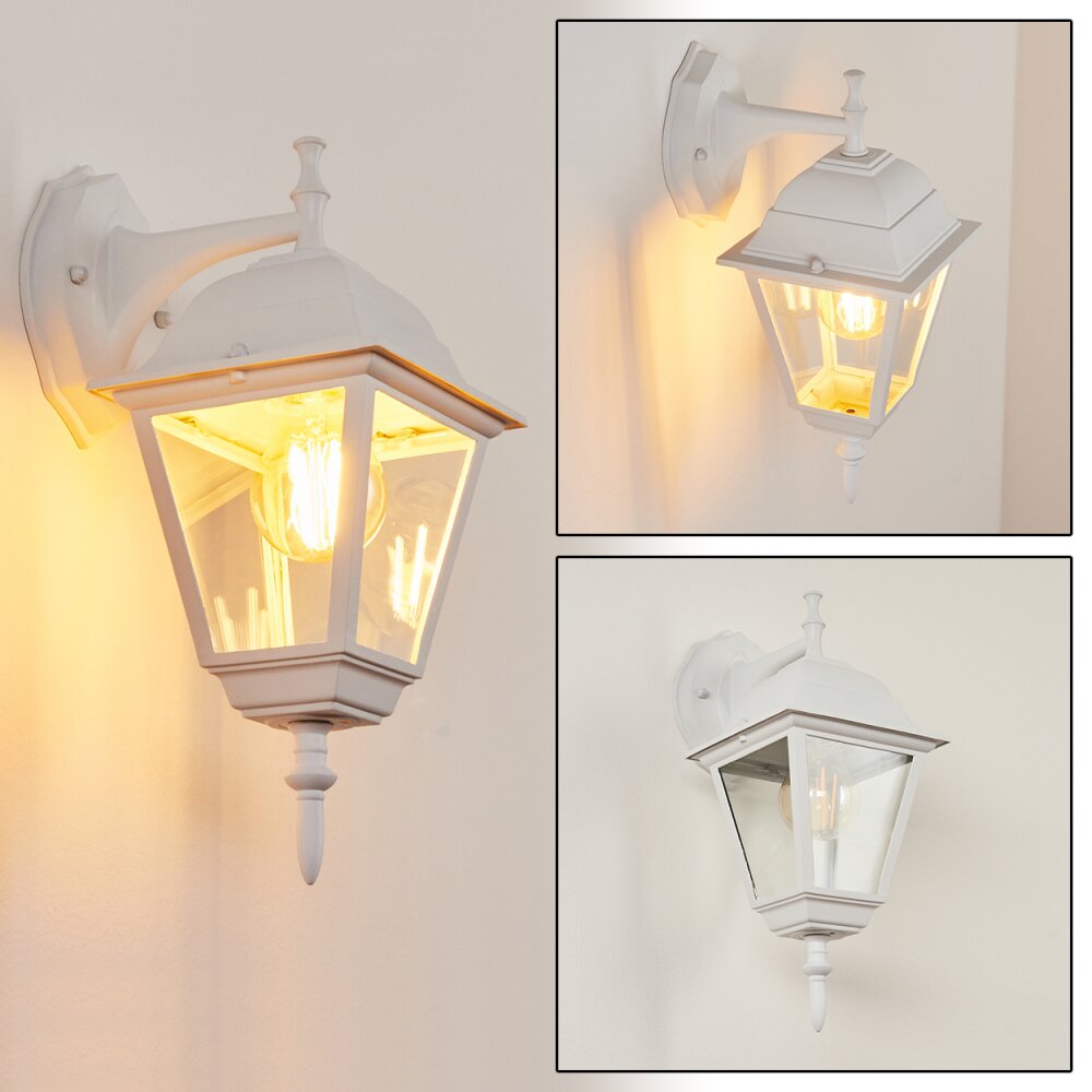 Applique murale d'extérieur Naofe Blanc, 1 lumière main product photo