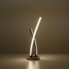 Lampe de table Leuchten-Direkt LOLAsmart-SWING LED Acier brossé, 1 lumière, Télécommandes, Changeur de couleurs