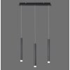 Suspension Leuchten-Direkt BRUNO LED Noir, 3 lumières