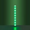 Lampadaire Leuchten-Direkt BINGO LED Chrome, 1 lumière, Télécommandes, Changeur de couleurs