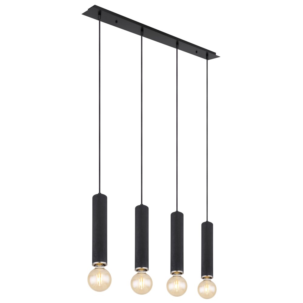 Suspension Globo MARION Noir, 4 lumières main product photo