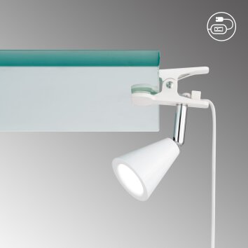 lampe â clipper FHL-easy Zirbel LED Blanc, 1 lumière