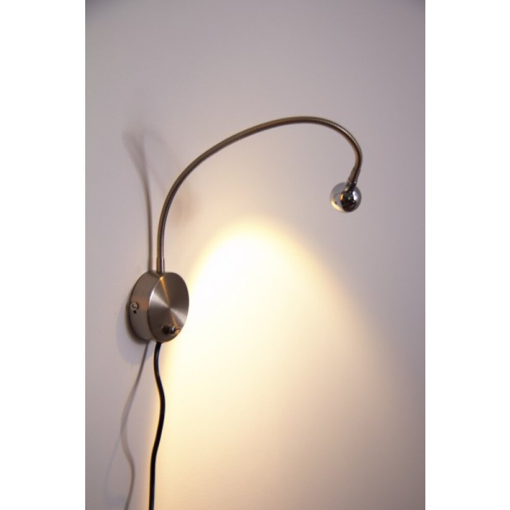 Applique murale Globo SERPENT LED Chrome, 1 lumière main product photo