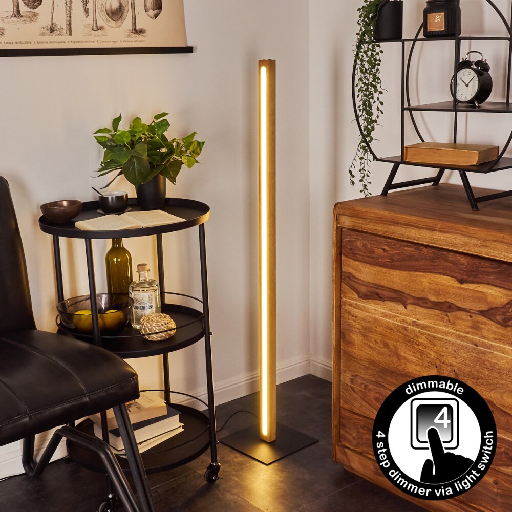 Lampadaire Madou LED Écru, Noir, 1 lumière main product photo