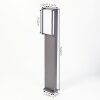 Borne lumineuse Skove LED Anthracite, 1 lumière, Changeur de couleurs