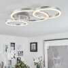 Plafonnier Sorte LED Nickel mat, 1 lumière