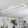 Plafonnier Hyacinthe LED Chrome, Blanc, 1 lumière