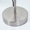 Lampe de table Tise Anthracite, Blanc, 1 lumière
