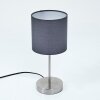 Lampe de table Tise Anthracite, Blanc, 1 lumière
