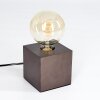 Lampe de table Lagradioule Brun, Bronze, 1 lumière