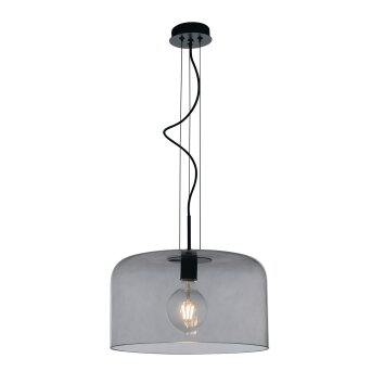 Suspension Luce-Design Gibus Noir, 1 lumière
