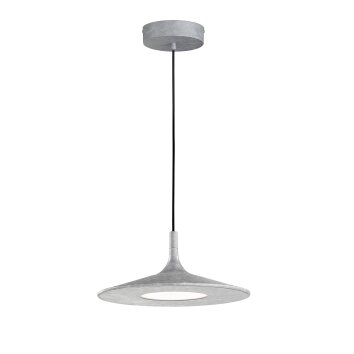 Suspension SCHÖNER-WOHNEN-Kollektion Slim LED Gris, 1 lumière