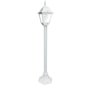 Borne lumineuse Lutec Roma Blanc, 1 lumière