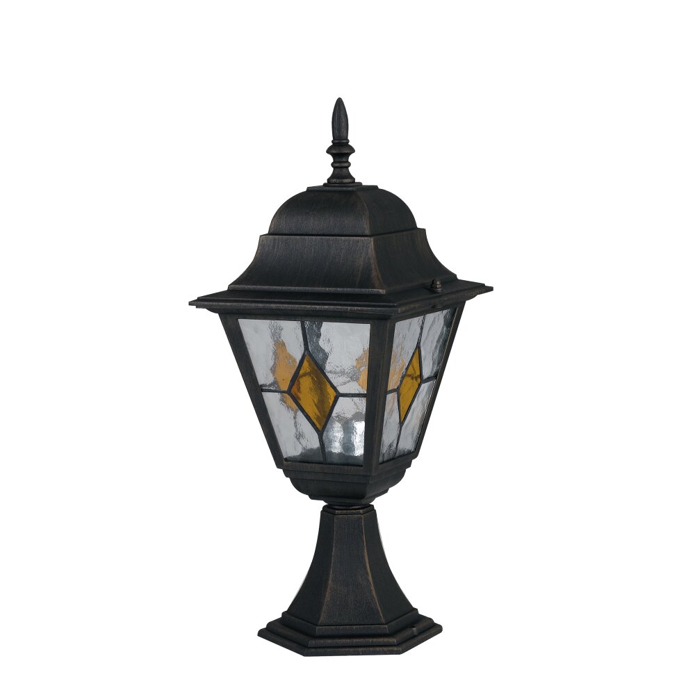 Borne lumineuse Lutec Pisa Anthracite, 1 lumière main product photo
