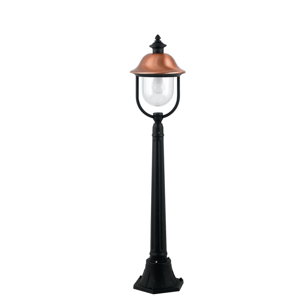 Borne lumineuse Lutec Venezia Anthracite, Cuivre, 1 lumière main product photo