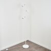 Lampadaire Javel Chrome, Blanc, 3 lumières