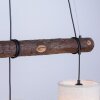 Suspension Leuchten-Direkt BARK Écru, Noir, 3 lumières