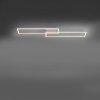 Plafonnier Leuchten-Direkt IVEN LED Acier brossé, 2 lumières