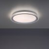 Plafonnier Leuchten-Direkt KARI LED Argenté, 1 lumière
